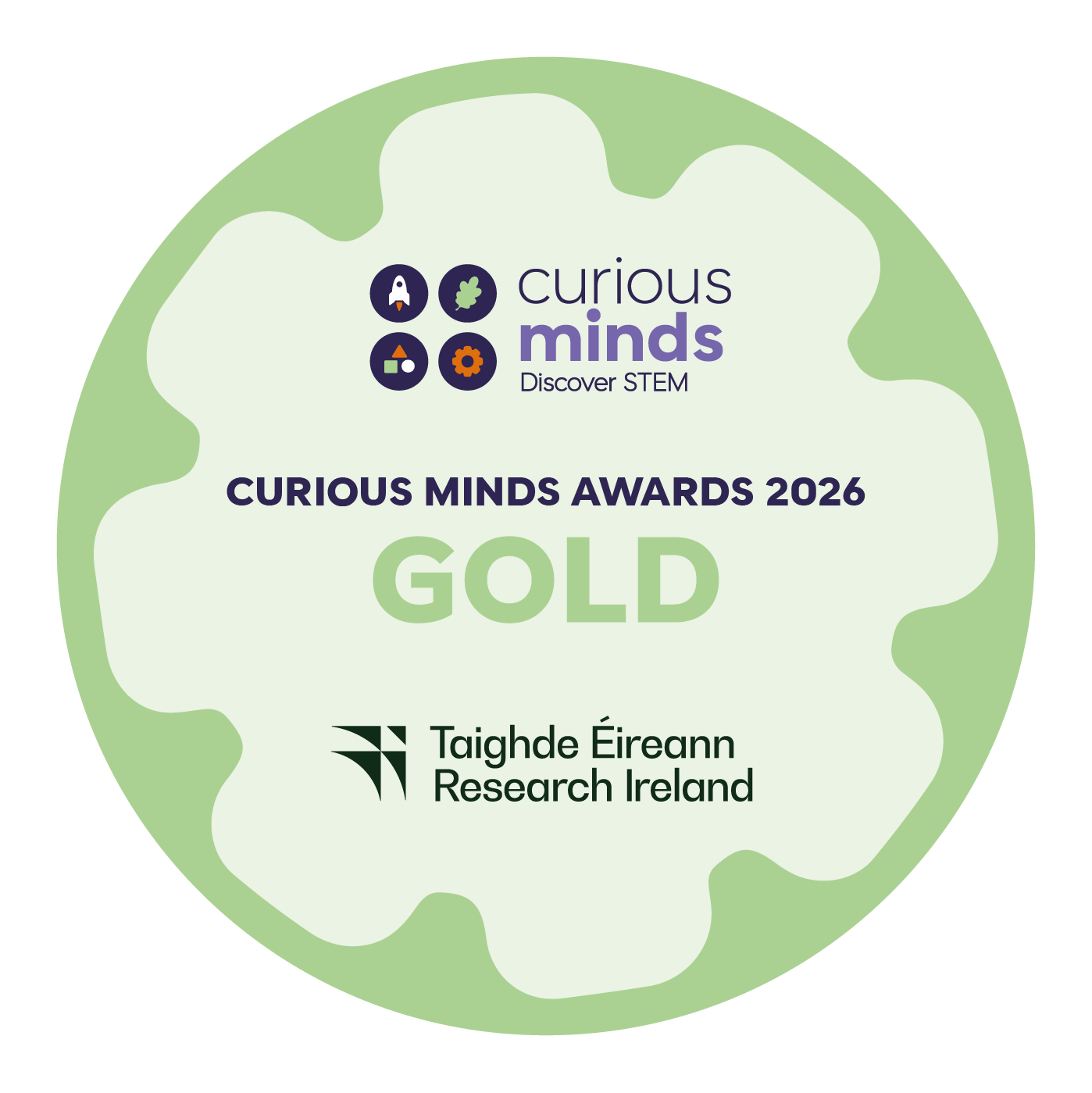 Curious Minds Awards 2026 Gold